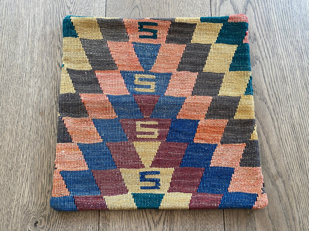 Vintage kilim cushion - B18 - 40x40 cm