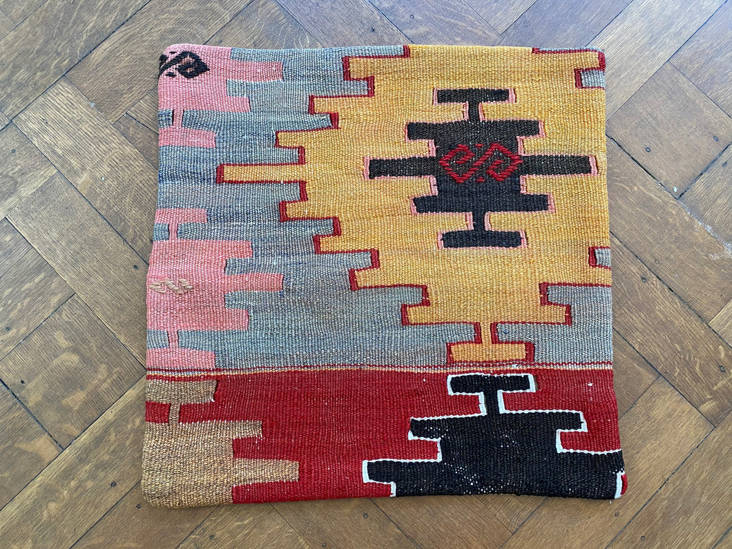 Vintage kilim cushion - B39 - 40x40 cm